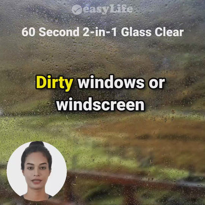 60 Second 2-in-1 Glass Clear